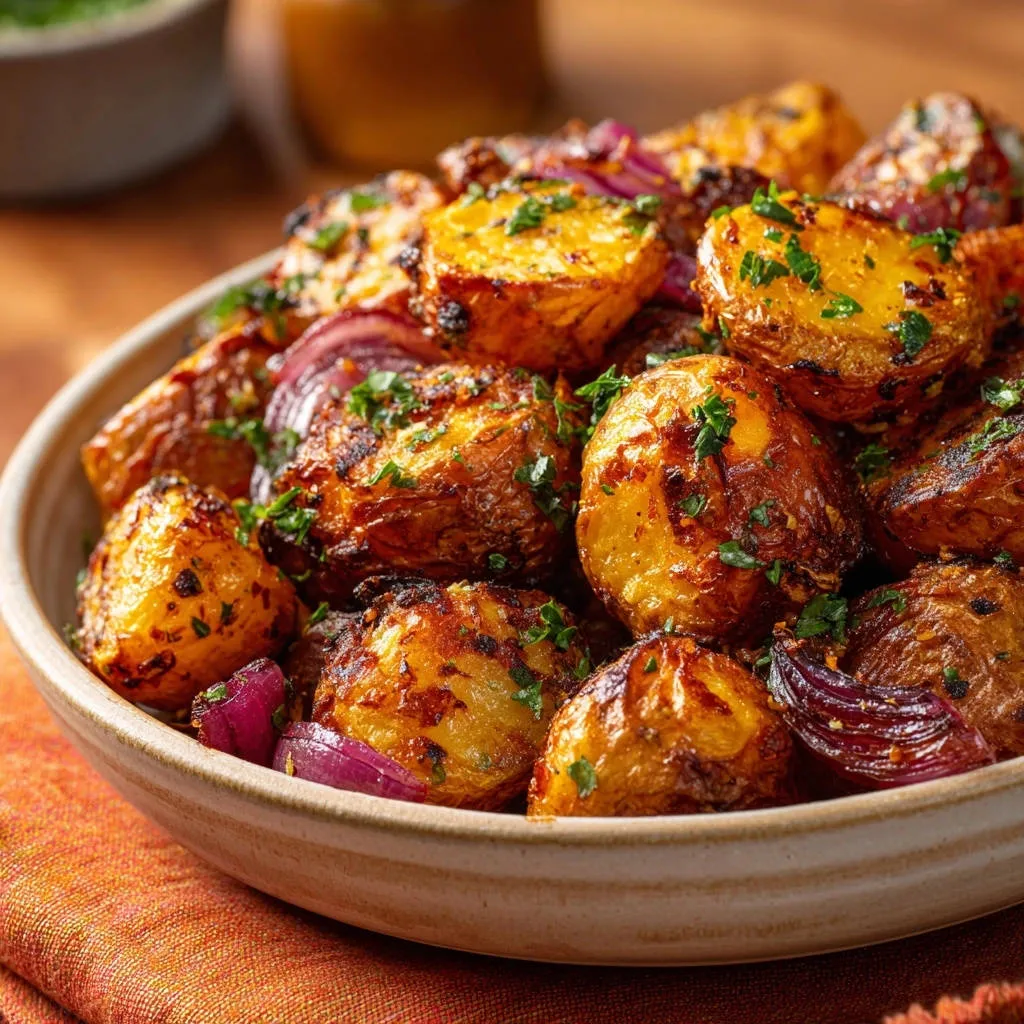 Unlock Ultimate Crispiness: Potato, Red Pepper & Onion Side Dish Guide